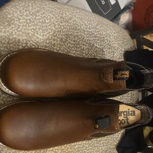 Georgia Boot Men's Tan Leather Boots